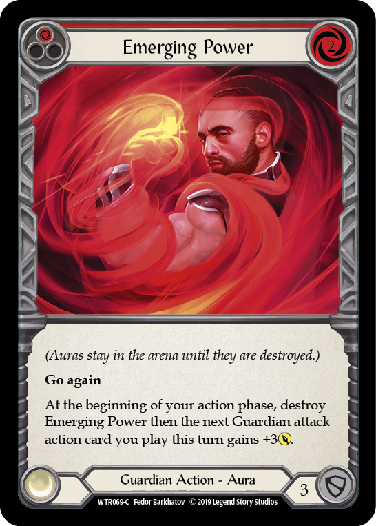 【Rainbow Foil】[A-WTR069-C]Emerging Power (Red)