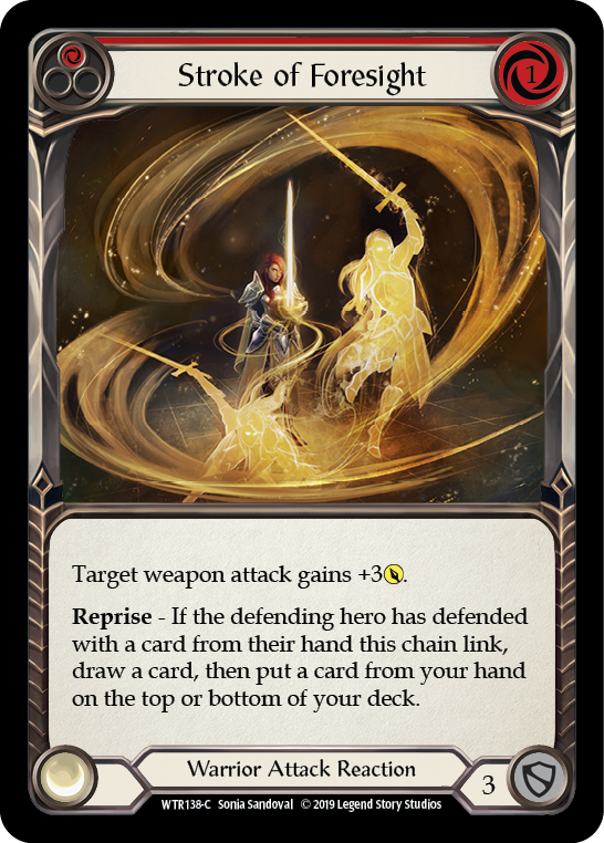 [A-WTR138-C]Stroke of Foresight (Red)