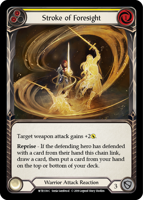 [A-WTR139-C]Stroke of Foresight (Yellow)