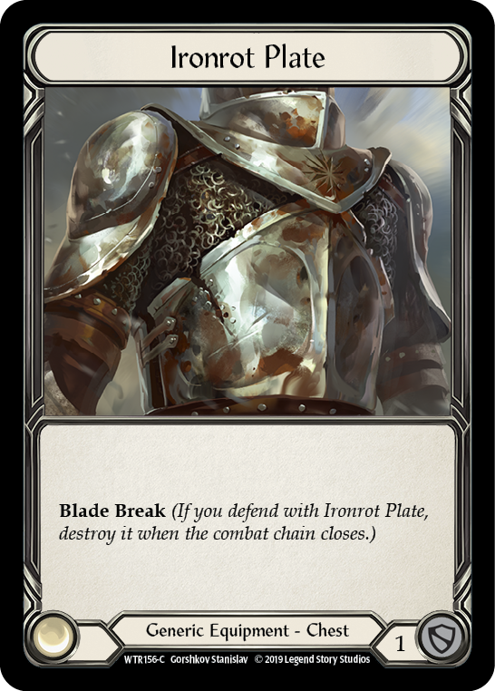 [A-WTR156-C]Ironrot Plate