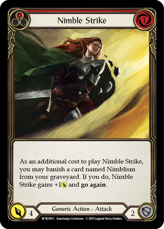 [A-WTR185-C]Nimble Strike (Red)