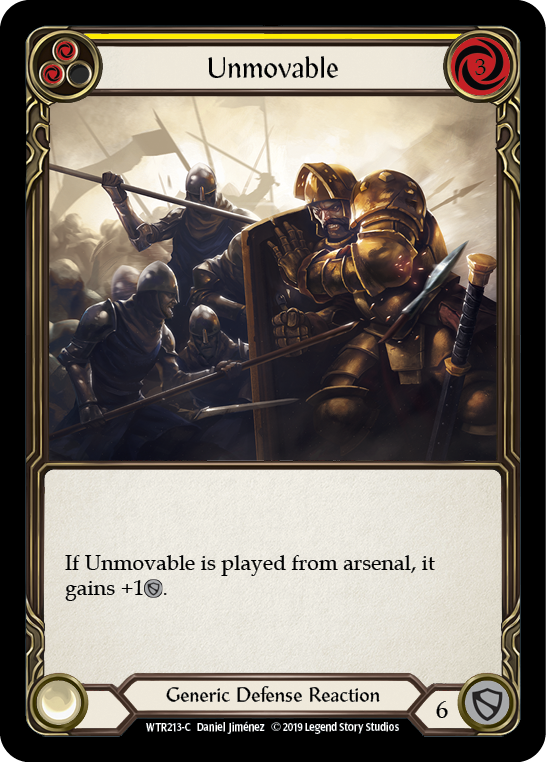 [A-WTR213-C]Unmovable (Yellow)