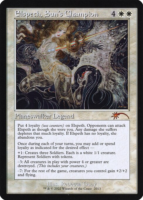 (SLC-RW)Elspeth, Sun's Champion/太陽の勇者、エルズペス【No.2013】