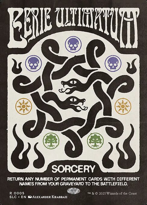 (SLC-RM)Eerie Ultimatum/奇妙な根本原理 【No.0005 - Encyclopedia of Magic】