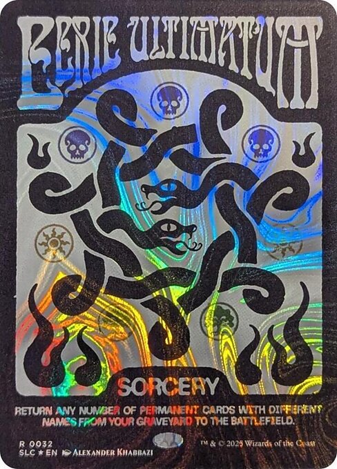 【Halo Foil】(SLC-RM)Eerie Ultimatum/奇妙な根本原理 【No.0032 - Encyclopedia of Magic】