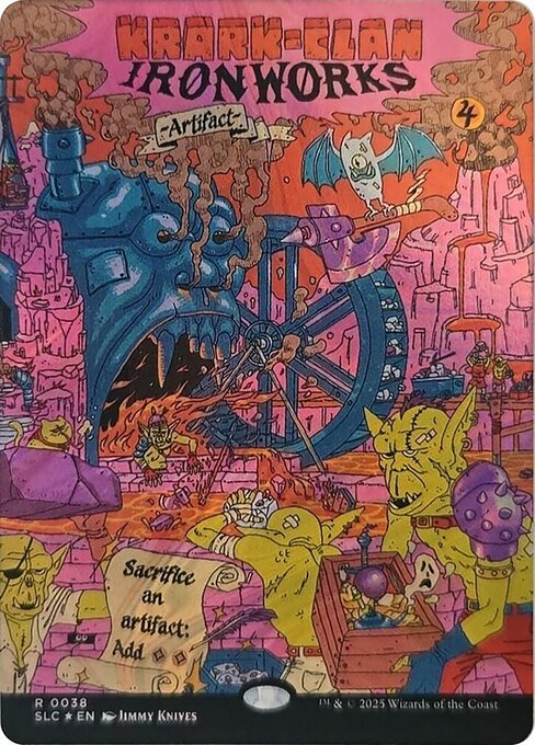 【Halo Foil】(SLC-RA)Krark-Clan Ironworks/クラーク族の鉄工所 【No.0038 - Encyclopedia of Magic】