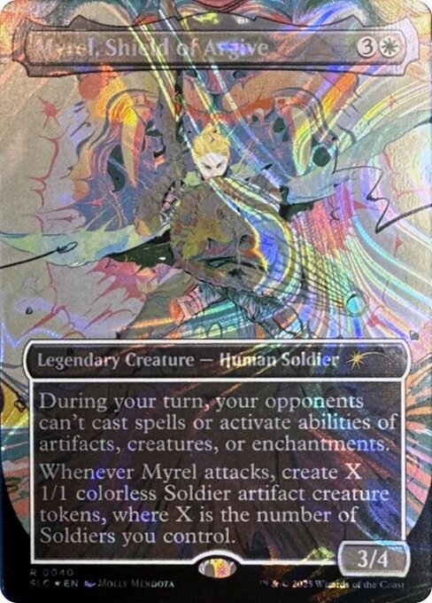 【Halo Foil】(SLC-RW)Myrel, Shield of Argive/アルガイヴの盾、ミュレル 【No.0040 - Encyclopedia of Magic】