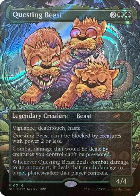 【Halo Foil】(SLC-MG)Questing Beast/探索する獣 【No.0044 - Encyclopedia of Magic】