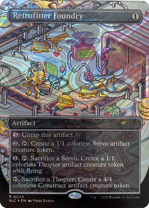 【Halo Foil】(SLC-RA)Retrofitter Foundry/改良式鋳造所 【No.0045 - Encyclopedia of Magic】