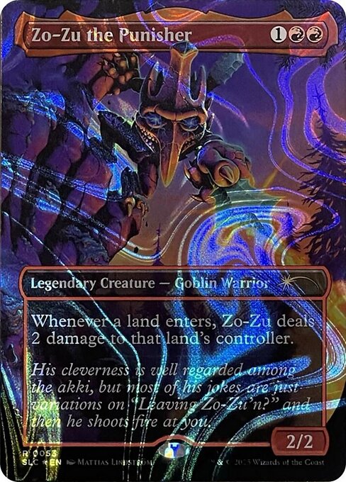【Halo Foil】(SLC-RR)Zo-Zu the Punisher/罰する者、ゾーズー 【No.0053 - Encyclopedia of Magic】