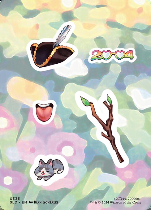 (SLD-Token)Sticker Sheet/ステッカー 【No.0335】