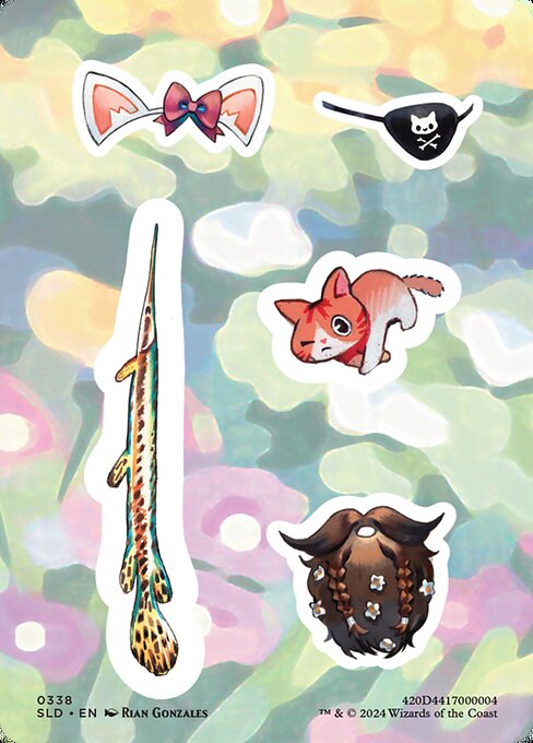 (SLD-Token)Sticker Sheet/ステッカー 【No.0338】