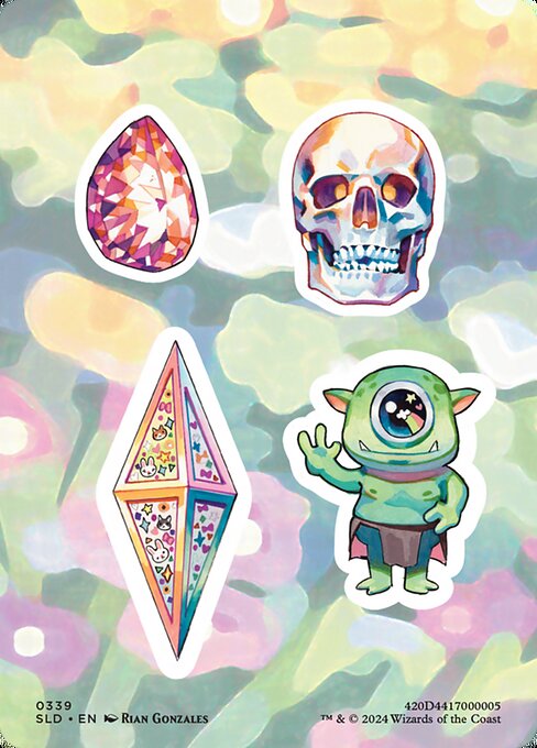 (SLD-Token)Sticker Sheet/ステッカー 【No.0339】