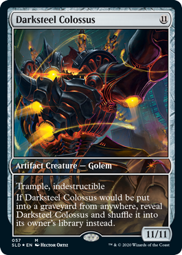 【Foil】(SLD-RA)Darksteel Colossus/ダークスティールの巨像