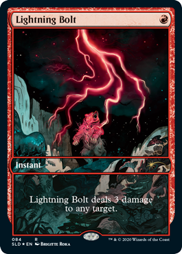 【Foil】(SLD-RR)Lightning Bolt/稲妻【No.084】
