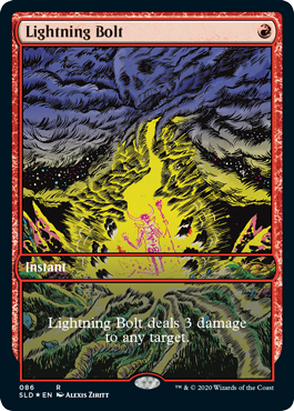 【Foil】(SLD-RR)Lightning Bolt/稲妻【No.086】
