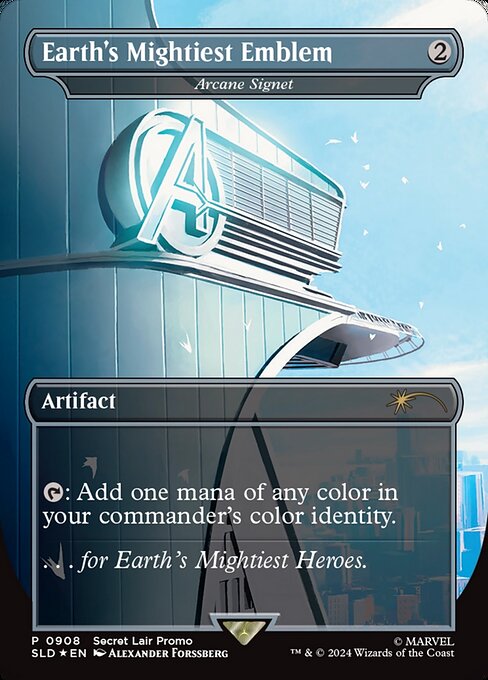 (SLD-RA)『Earth's Mightiest Emblem』Arcane Signet/秘儀の印鑑【No.0908】