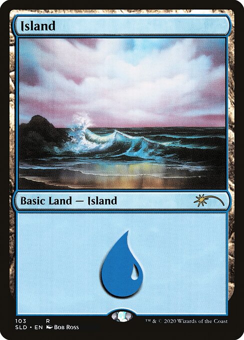 (SLD-RL)Island/島【No.103, Illus. Bob Ross】