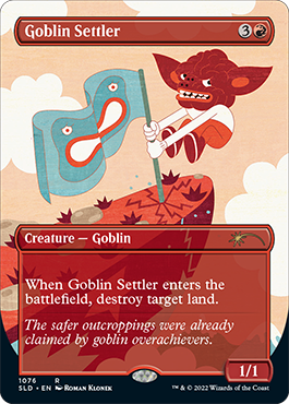 【Foil】(SLD-RR)Goblin Settler【No.1076】