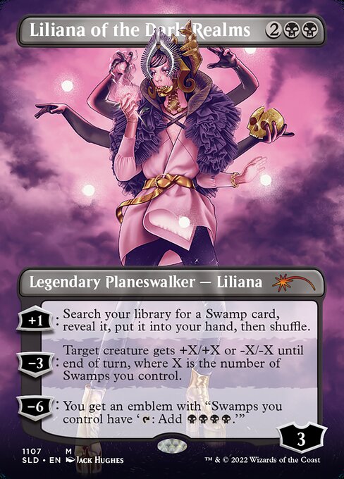 【Foil】(SLD-RB)Liliana of the Dark Realms/闇の領域のリリアナ【No.1107】