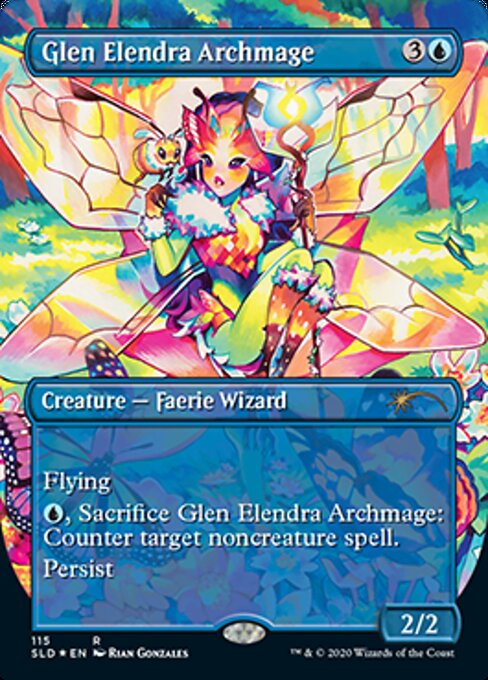 【Foil】(SLD-RU)Glen Elendra Archmage/エレンドラ谷の大魔導師