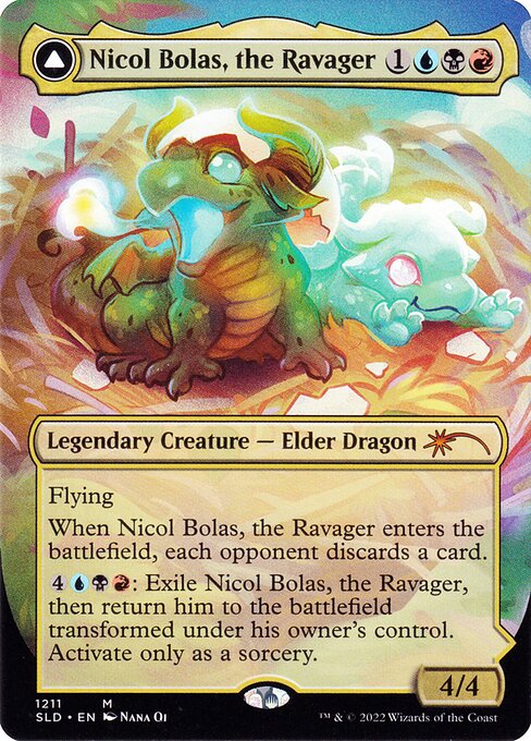 【Foil】(SLD-MM)Nicol Bolas, the Ravager/破滅の龍、ニコル・ボーラス 【No.1211】