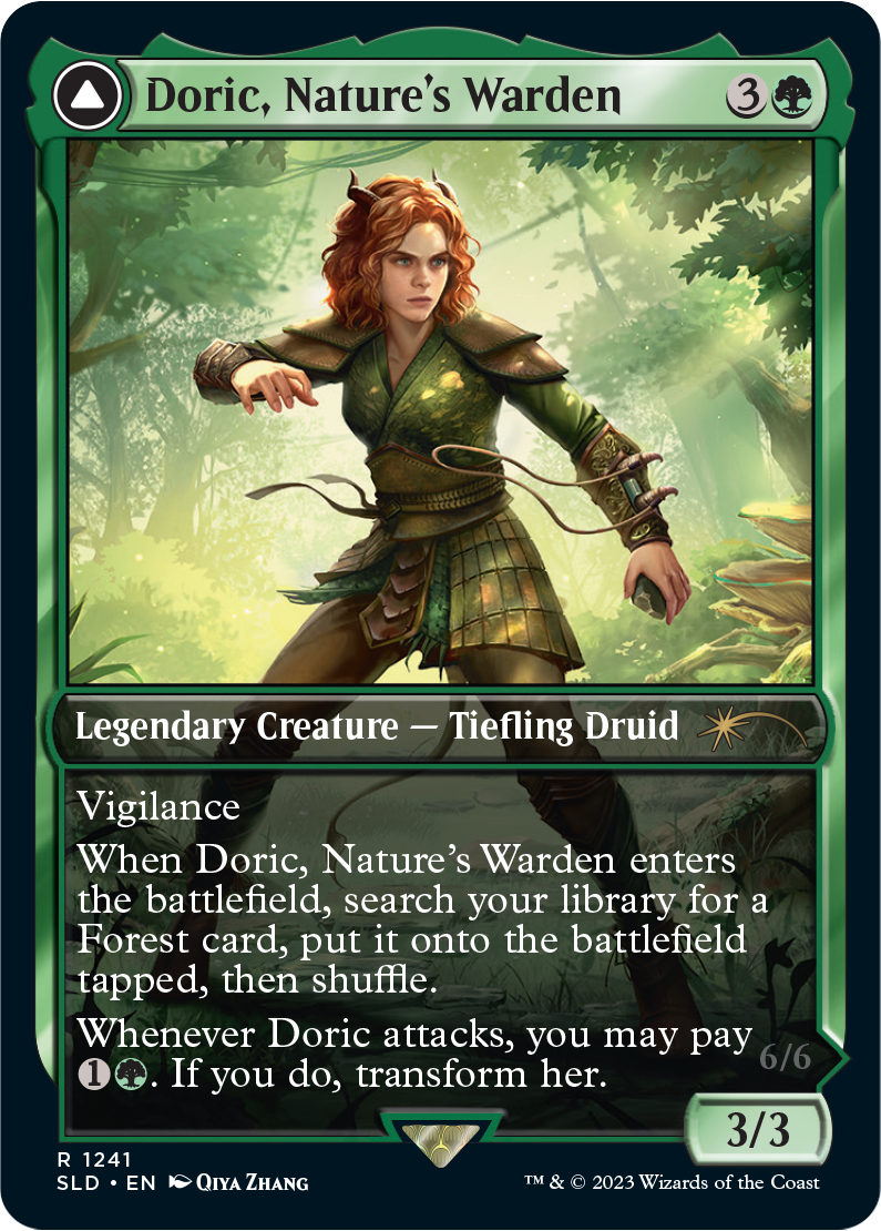 【Foil】(SLD-RG)Doric, Nature's Warden【No.1241】