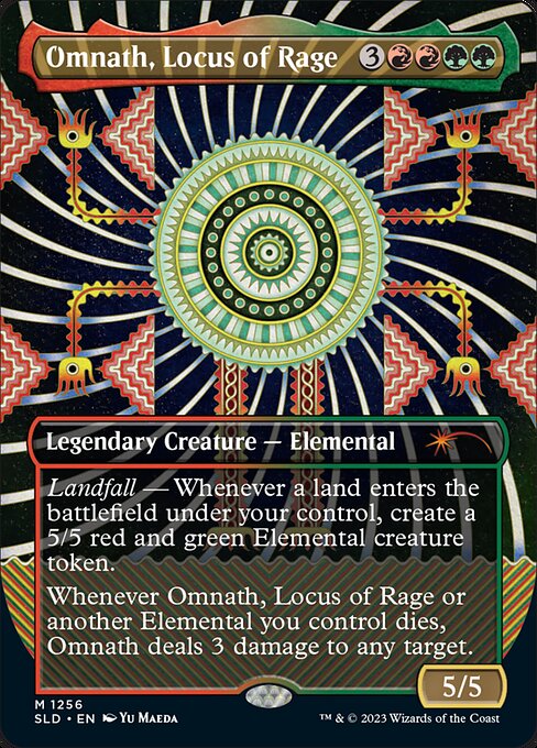(SLD-MM)Omnath, Locus of Rage/怒りの座、オムナス 【No.1256】