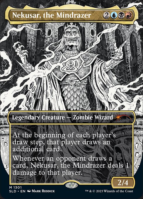 FOIL)精神破壊者、ネクサル/Nekusar, the Mindrazer《英語