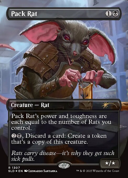 【Foil】(SLD-RB)Pack Rat/群れネズミ 【No.1307】