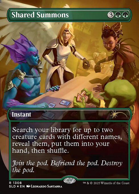 【Foil】(SLD-RG)Shared Summons/呼応した呼集 【No.1308】