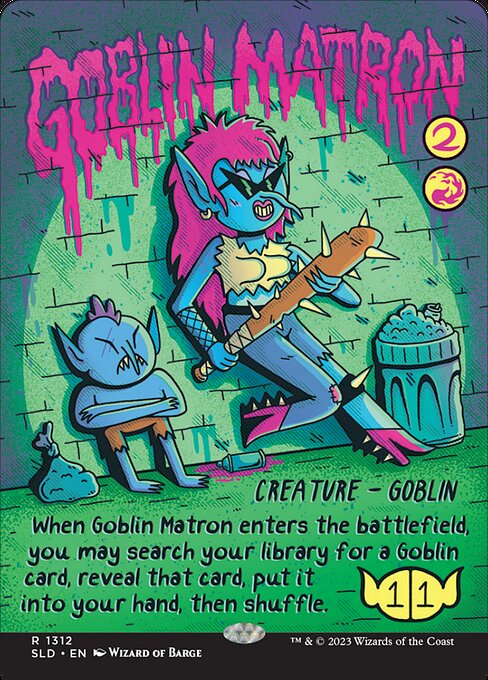 【Foil】(SLD-RR)Goblin Matron/ゴブリンの女看守 【No.1312】