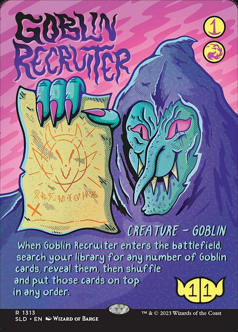 (SLD-RR)Goblin Recruiter/ゴブリン徴募兵 【No.1313】
