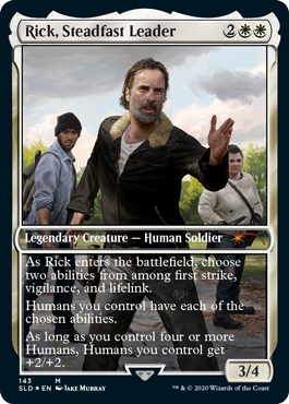 【Foil】(SLD-MW)Rick, Steadfast Leader