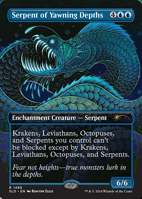 (SLD-RU)Serpent of Yawning Depths/最深淵の海蛇【No.1489】