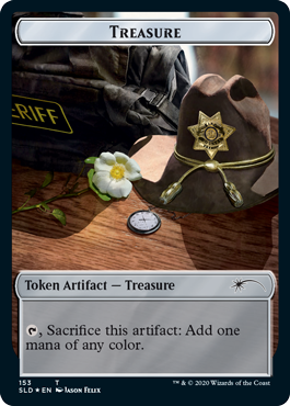 【Foil】(SLD-Token)Treasure Token/宝物トークン【No.153】