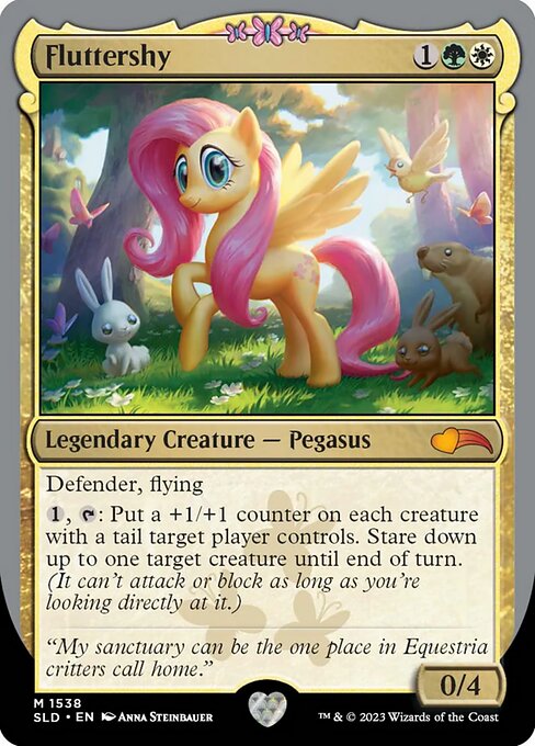 【Foil】(SLD-MM)Fluttershy 【No.1538】