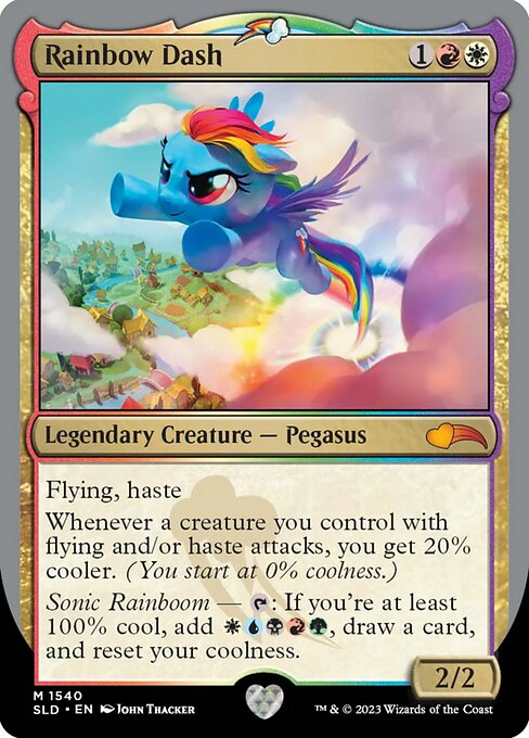 【Foil】(SLD-MM)Rainbow Dash 【No.1540】