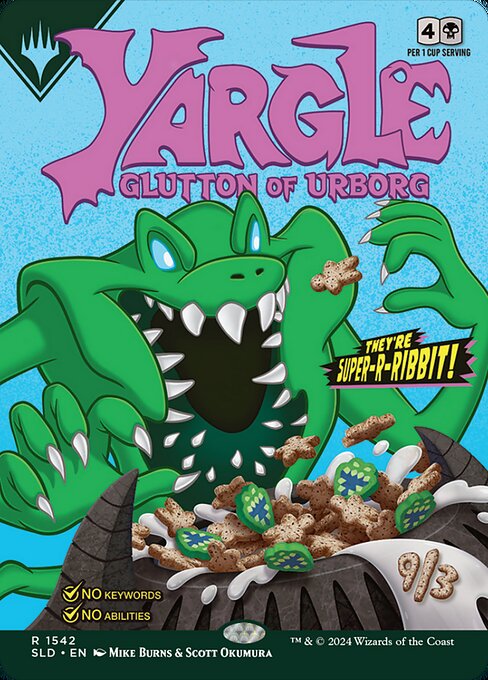 (SLD-RB)Yargle, Glutton of Urborg/アーボーグの暴食、ヤーグル【No.1542】