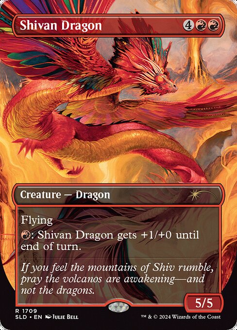 (SLD-RR)Shivan Dragon/シヴ山のドラゴン【No.1709】