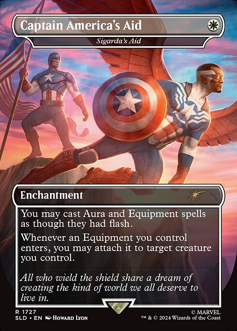 (SLD-RW)『Captain America's Aid』Sigarda's Aid/シガルダの助け【No.1727】
