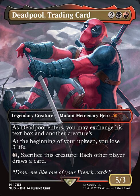 (SLD-MM)Deadpool, Trading Card 【No.1753】
