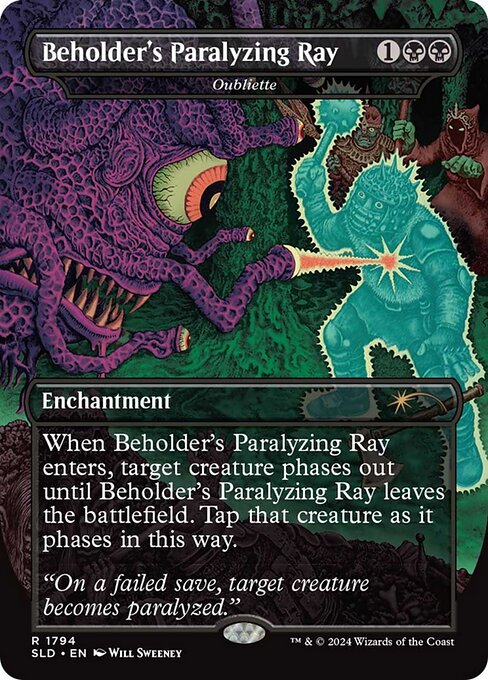 (SLD-RB)『Beholder's Paralyzing Ray』Oubliette/土牢【No.1794】