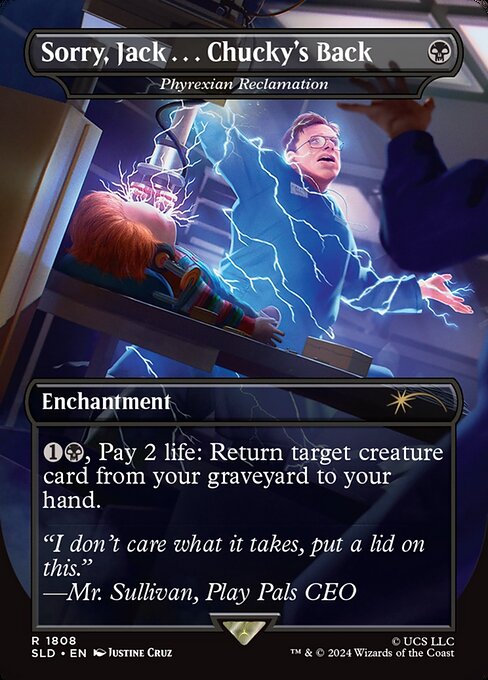 (SLD-RB)『Sorry, Jack…Chunky's Back』Phyrexian Reclamation/ファイレクシア流再利用 【No.1808】