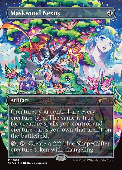 【Double Rainbow Foil】(SLD-RA)Maskwood Nexus/仮面林の結節点 【No.1904】
