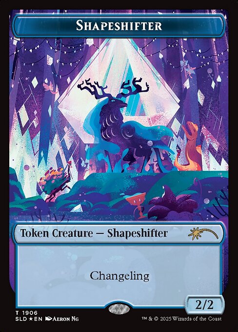 【Double Rainbow Foil】(SLD-Token)Shapeshifter Token/多相の戦士トークン 【No.1906】