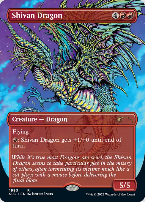 【Foil】(SLC-RR)Shivan Dragon/シヴ山のドラゴン【No.1993】