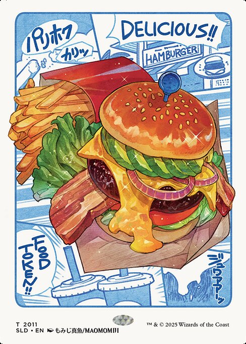 (SLD-Token)Food Token/食物トークン 【No.2011】