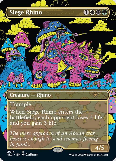 【Foil】(SLC-RM)Siege Rhino/包囲サイ【No.2014】