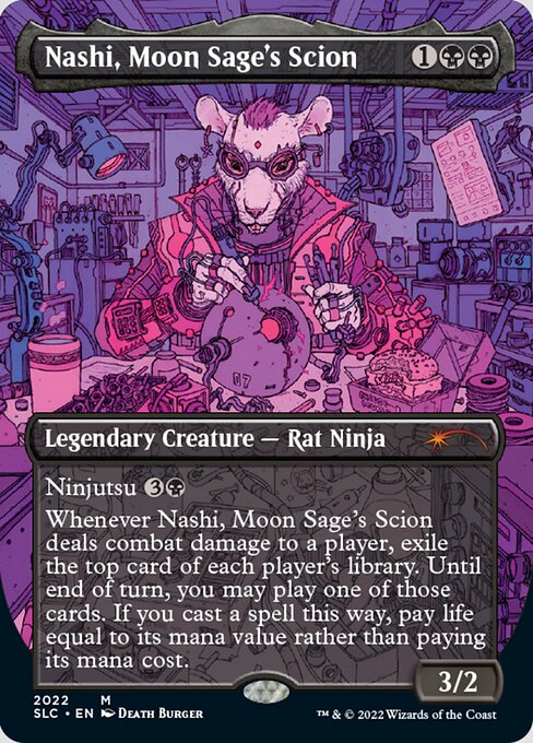 【Foil】(SLC-RB)Nashi, Moon Sage's Scion/月の賢者の養子、ナシ【No.2022】